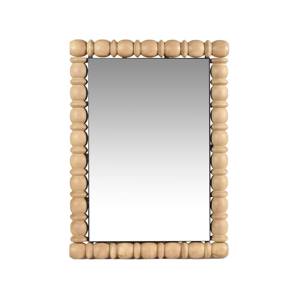 Aubrey Bleached Natural Oak Mirror. Picture 2