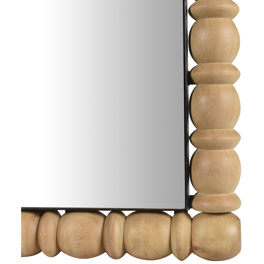 Aubrey Bleached Natural Oak Mirror. Picture 5