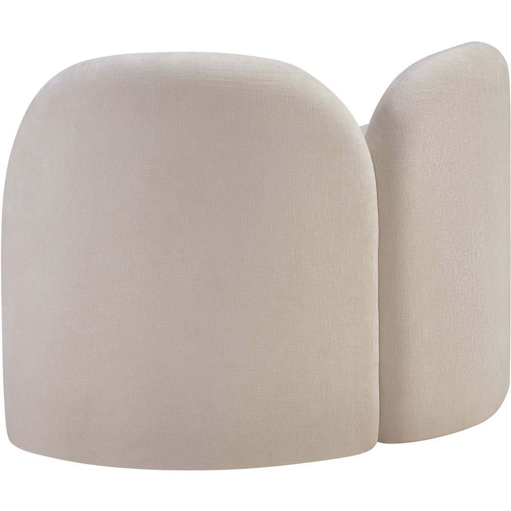 Daphne Beige Chenille Fabric Chair. Picture 7
