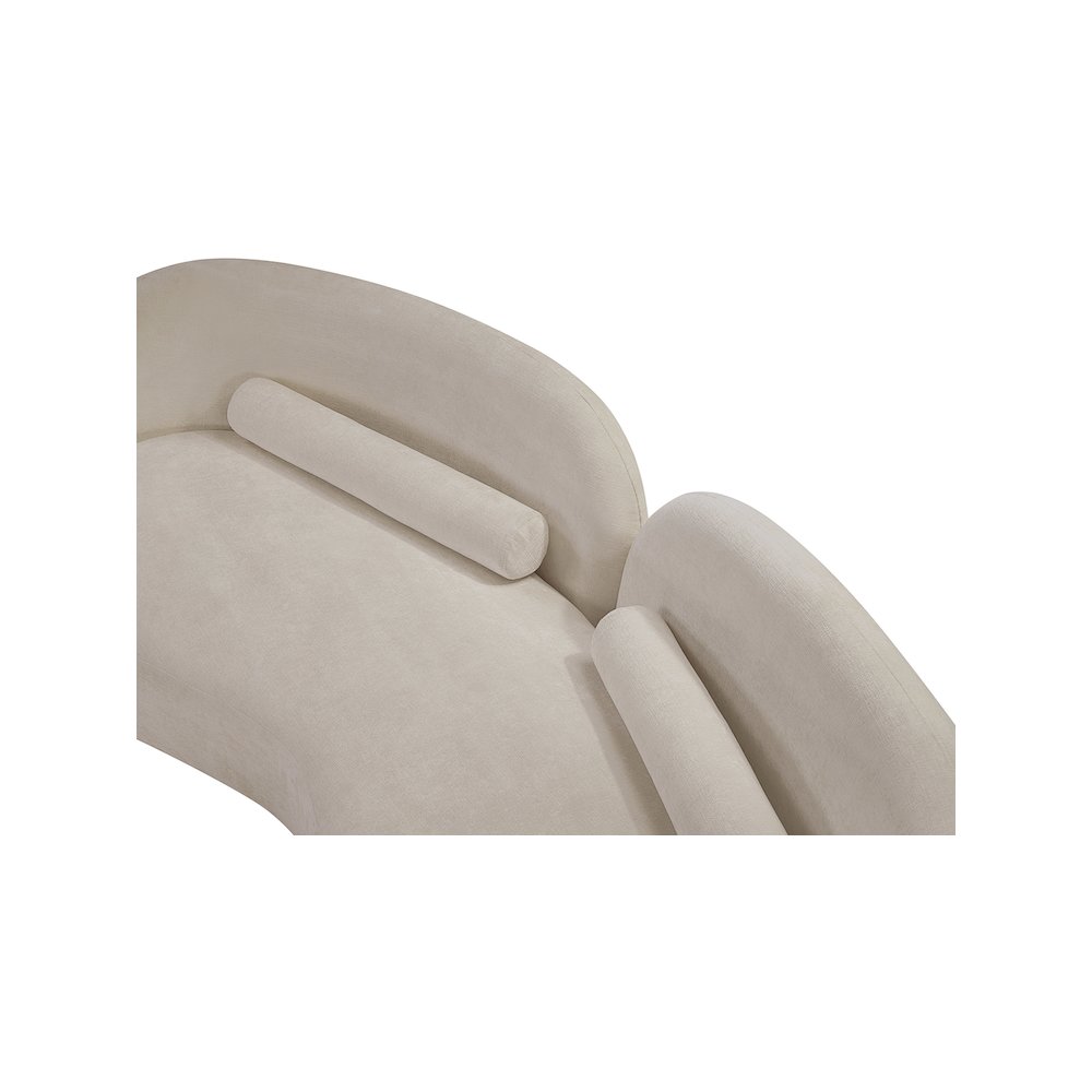 Daphne Beige Chenille Fabric Sofa. Picture 16
