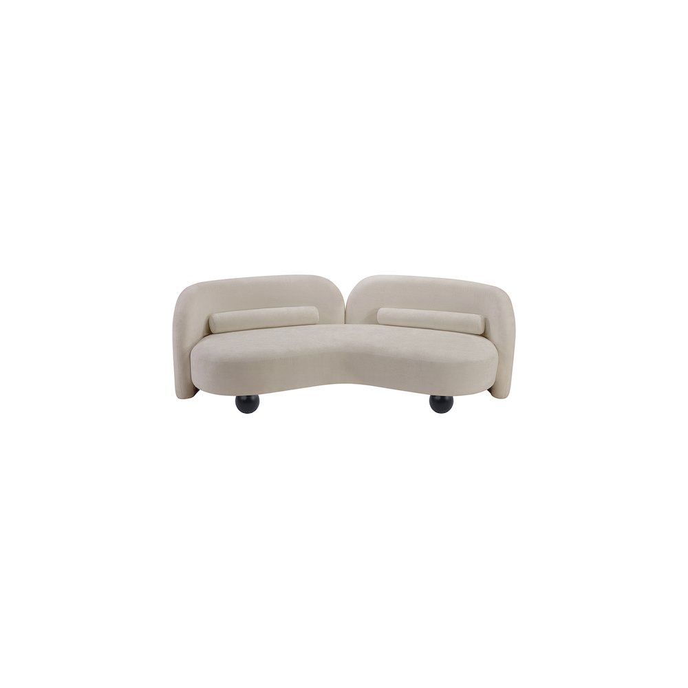 Daphne Beige Chenille Fabric Sofa. Picture 8