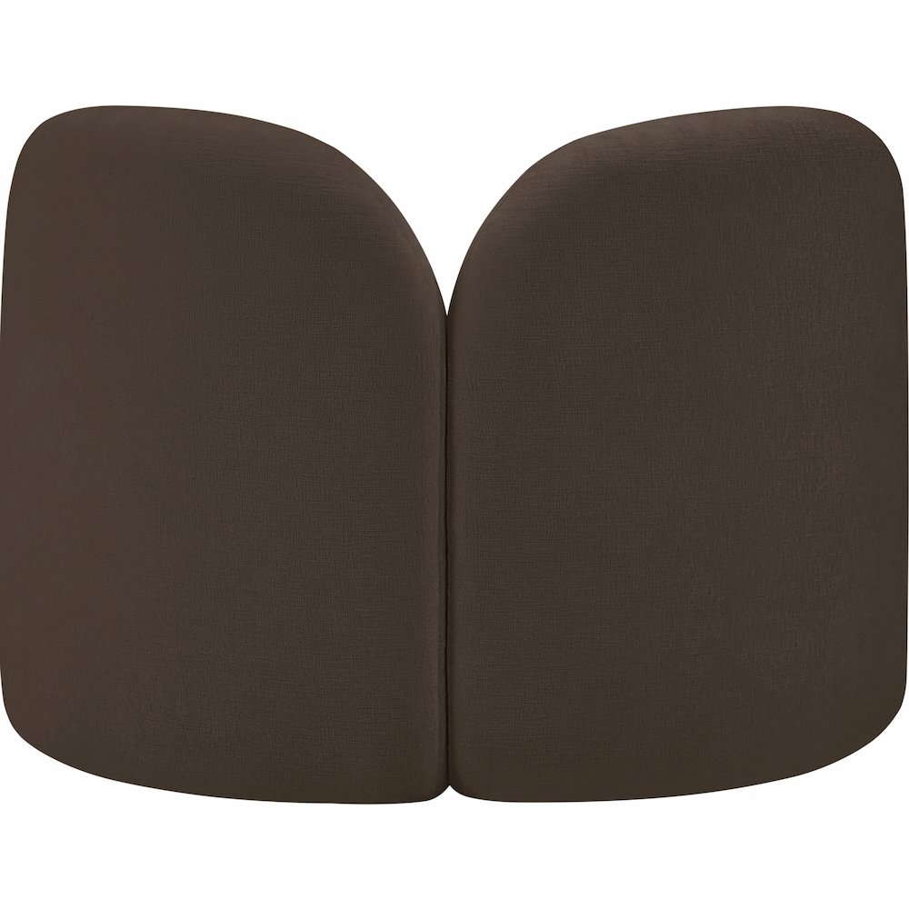 Daphne Brown Chenille Fabric Chair. Picture 6