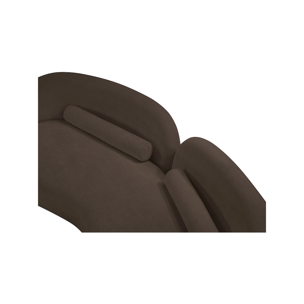 Daphne Brown Chenille Fabric Sofa. Picture 16