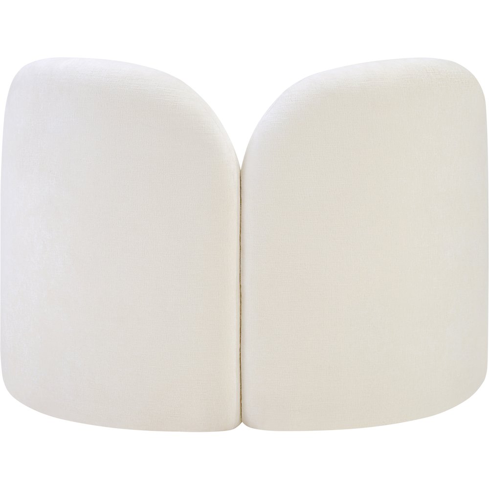 Daphne Cream Chenille Fabric Chair. Picture 6