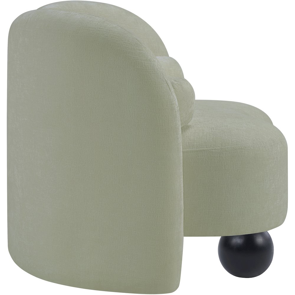 Daphne Mint Chenille Fabric Chair. Picture 5