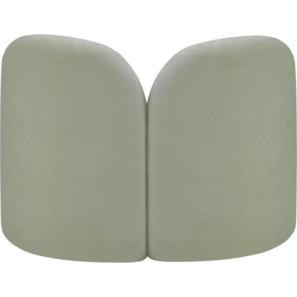 Daphne Mint Chenille Fabric Chair. Picture 6