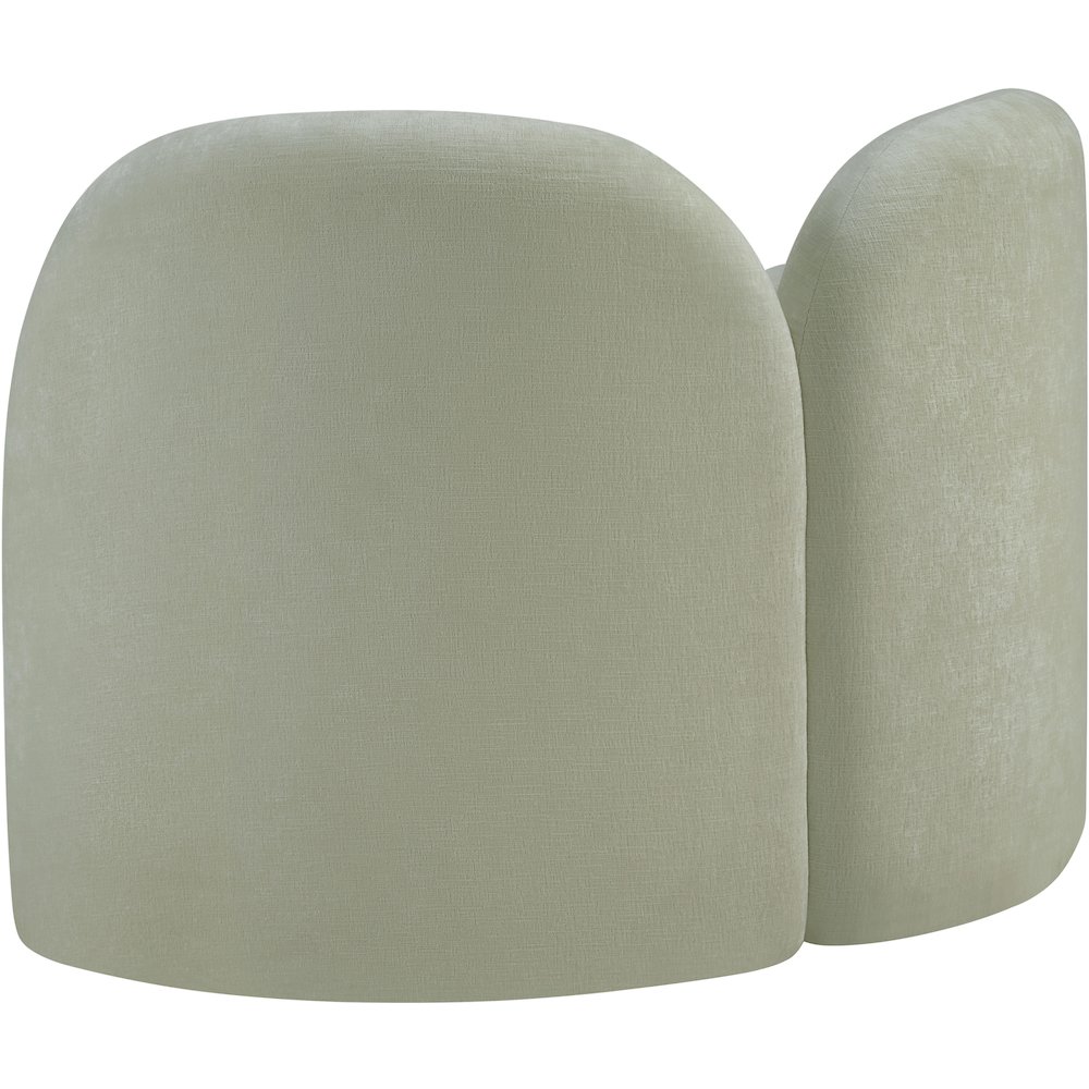 Daphne Mint Chenille Fabric Chair. Picture 7