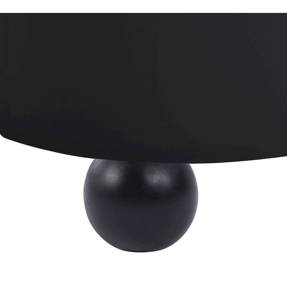 Daphne Black Velvet Chair. Picture 10