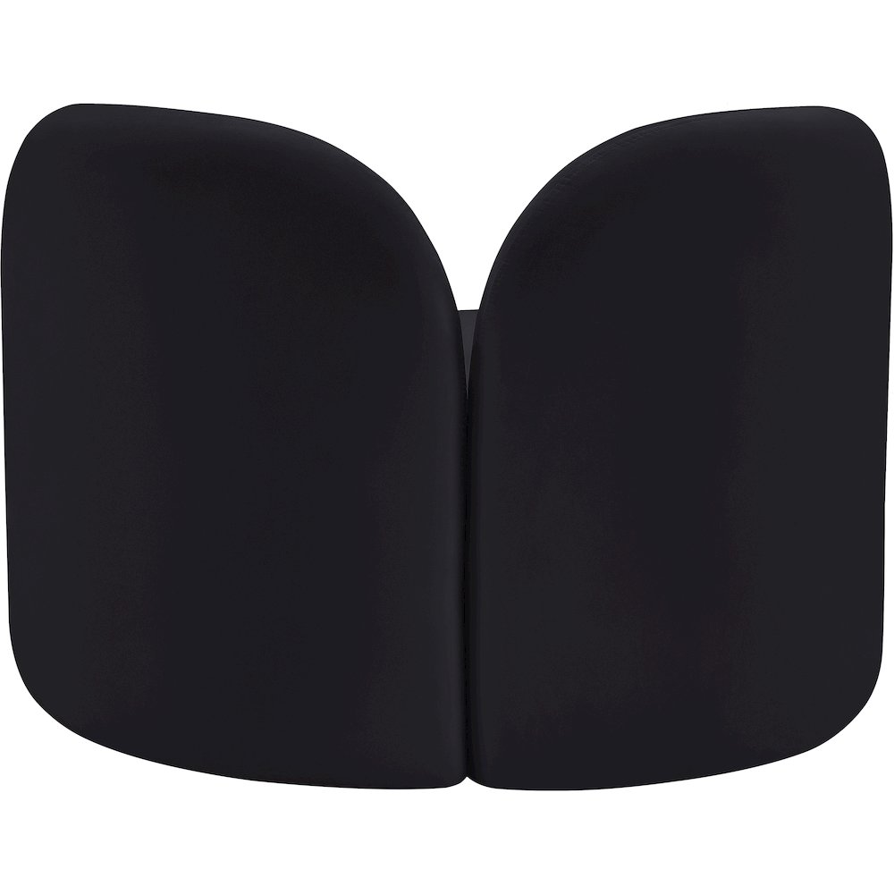 Daphne Black Velvet Chair. Picture 6