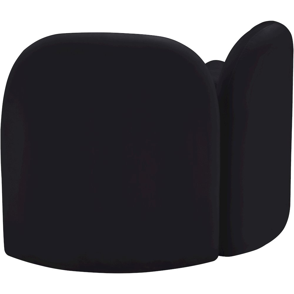 Daphne Black Velvet Chair. Picture 7