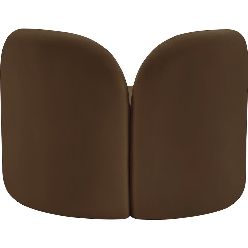 Daphne Brown Velvet Chair. Picture 6