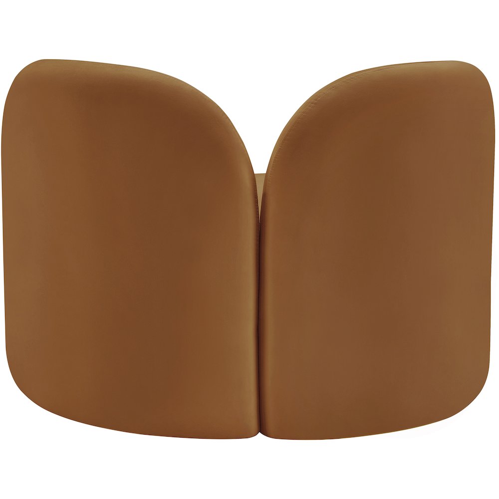 Daphne Saddle Velvet Chair. Picture 6