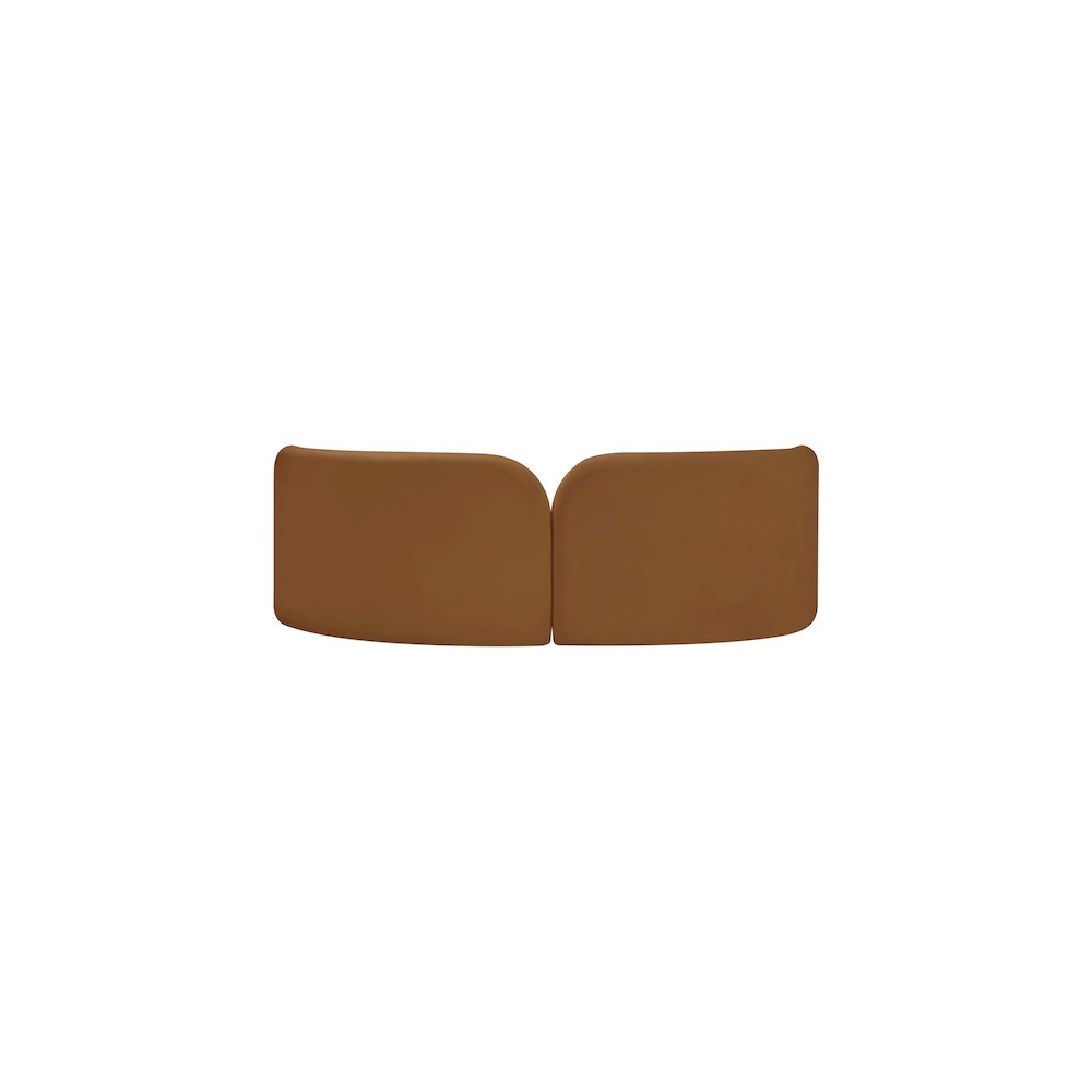 Daphne Saddle Velvet Sofa. Picture 6