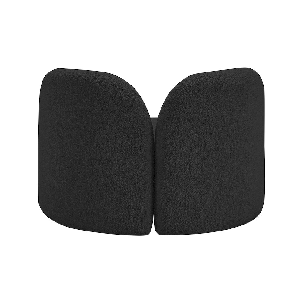 Daphne Black Boucle Fabric Chair. Picture 6