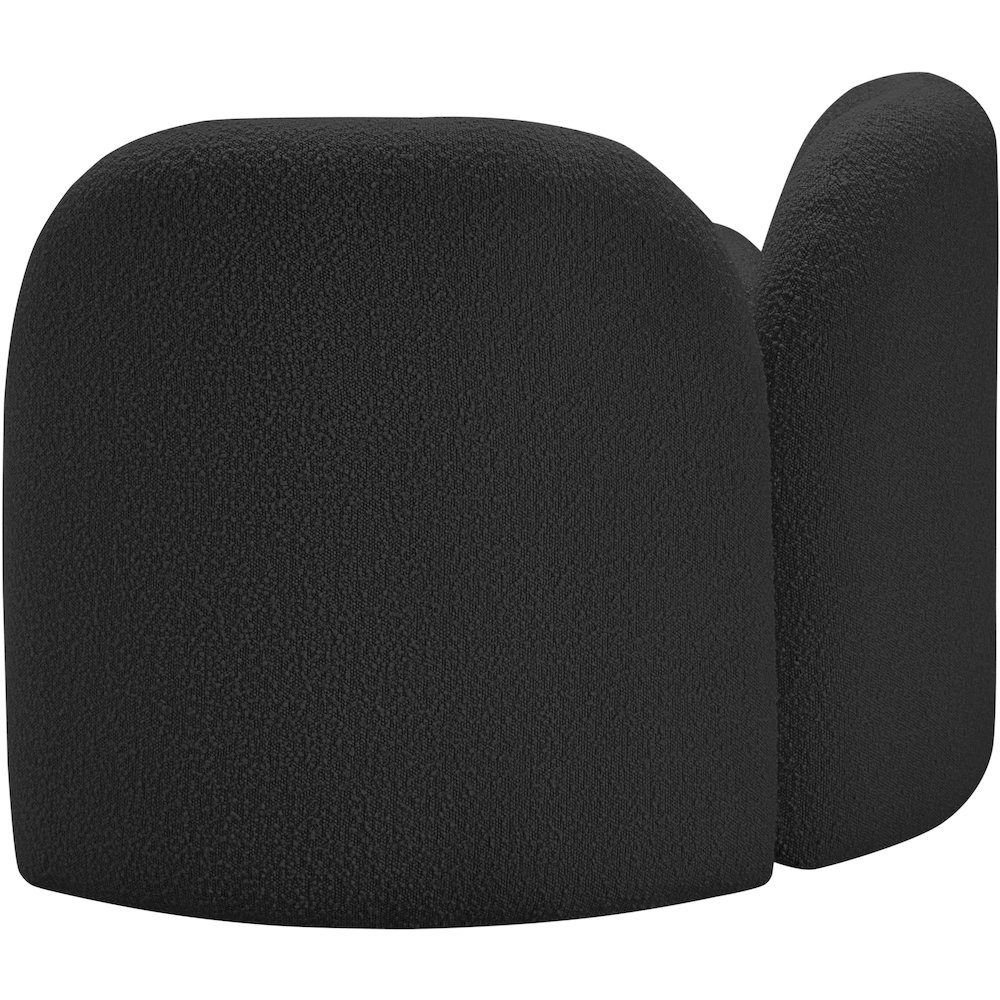 Daphne Black Boucle Fabric Chair. Picture 7
