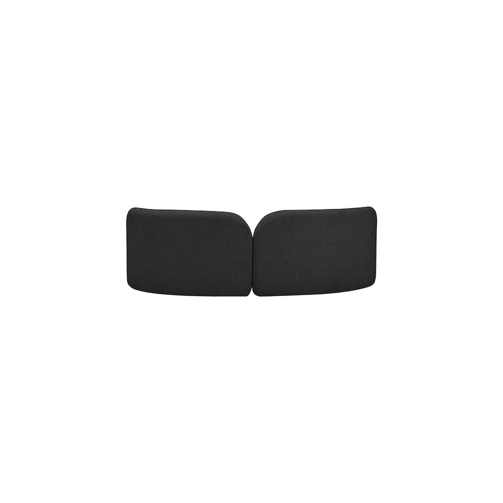 Daphne Black Boucle Fabric Sofa. Picture 6