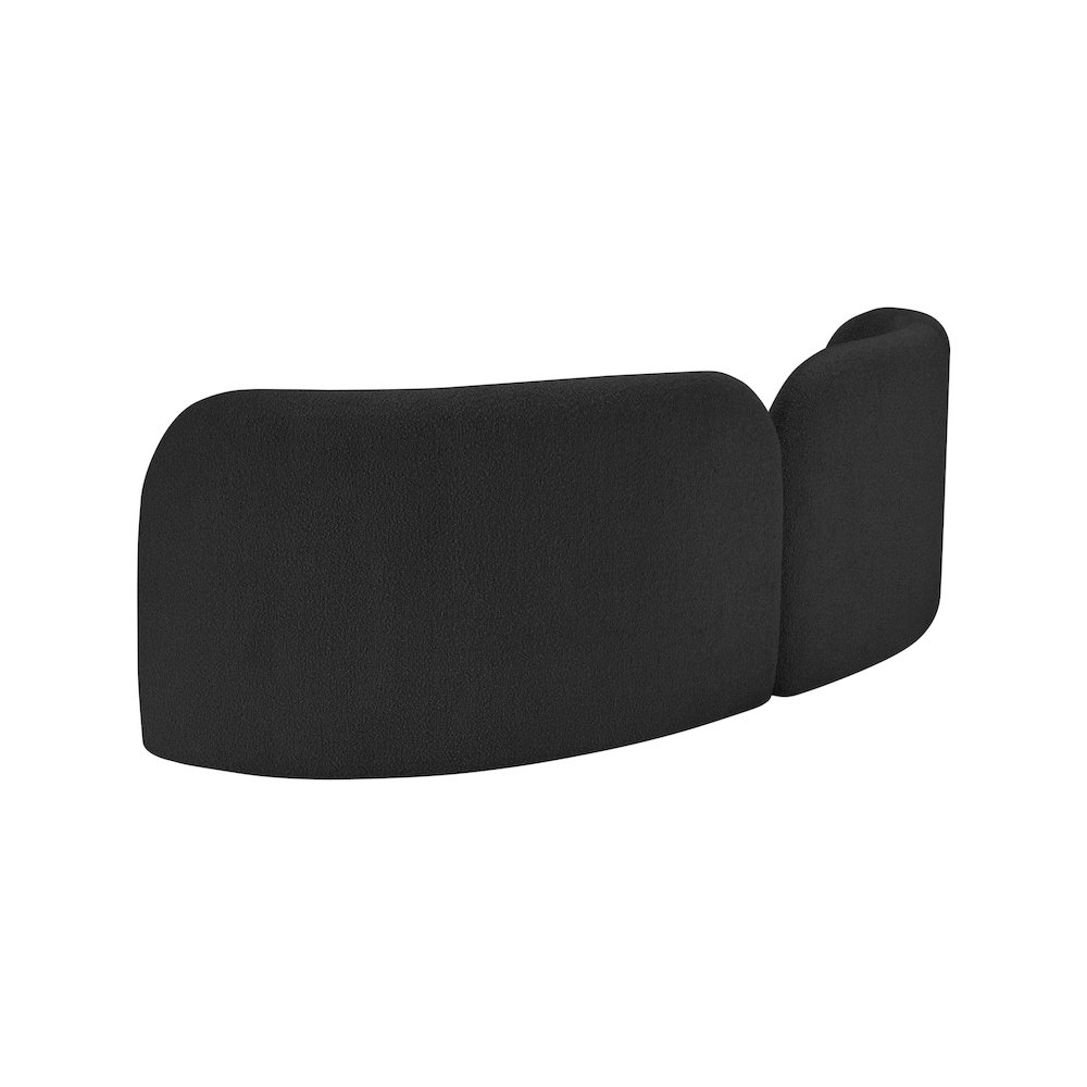 Daphne Black Boucle Fabric Sofa. Picture 7