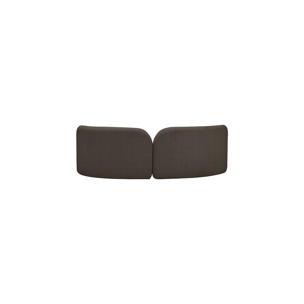 Daphne Brown Boucle Fabric Sofa. Picture 6