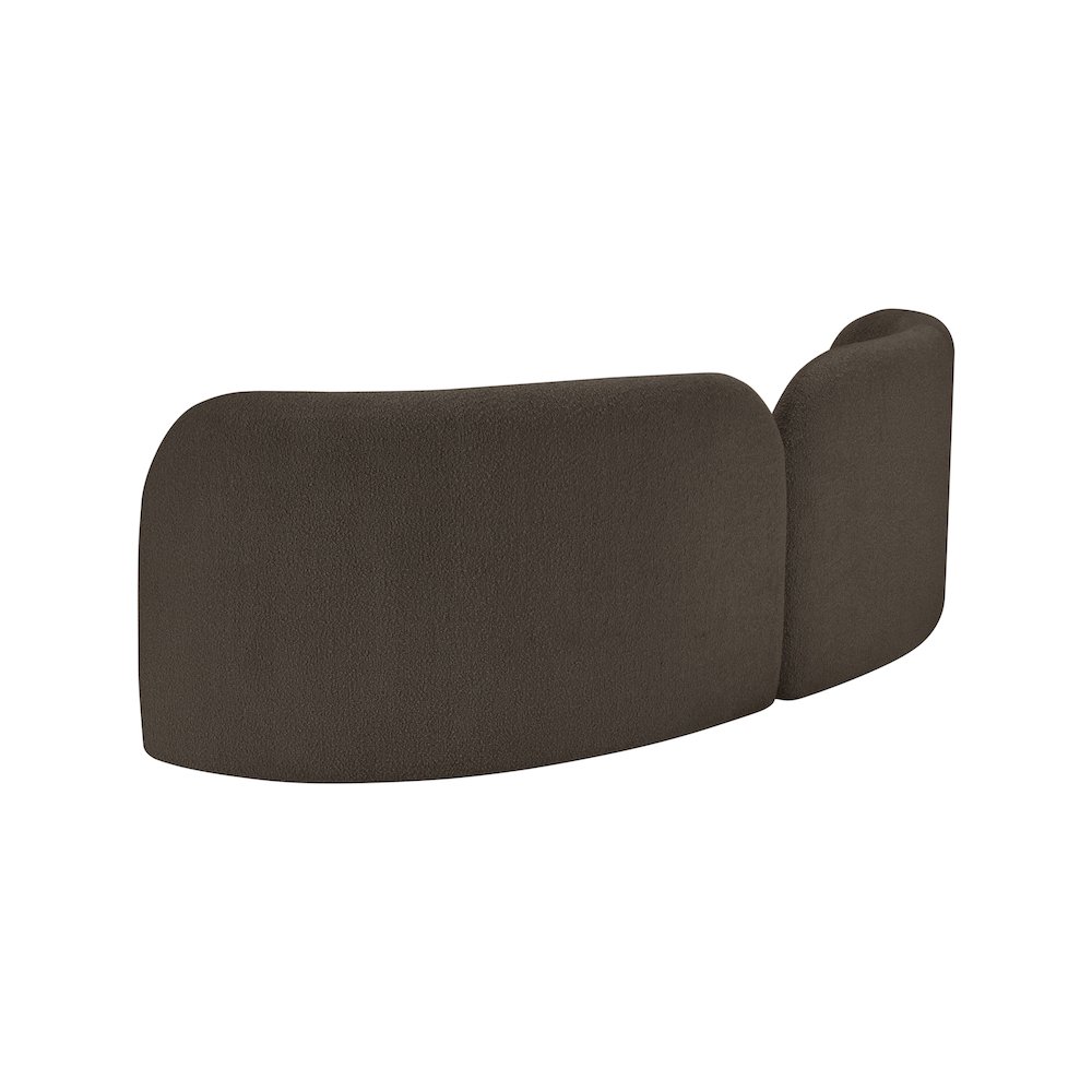 Daphne Brown Boucle Fabric Sofa. Picture 7