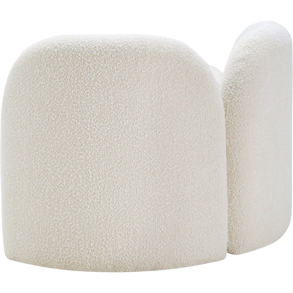 Daphne Cream Boucle Fabric Chair. Picture 7