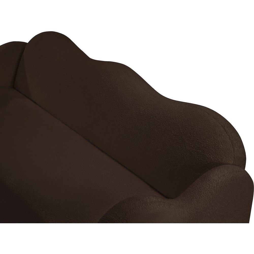 Bloom Brown Teddy Fabric Sofa. Picture 10