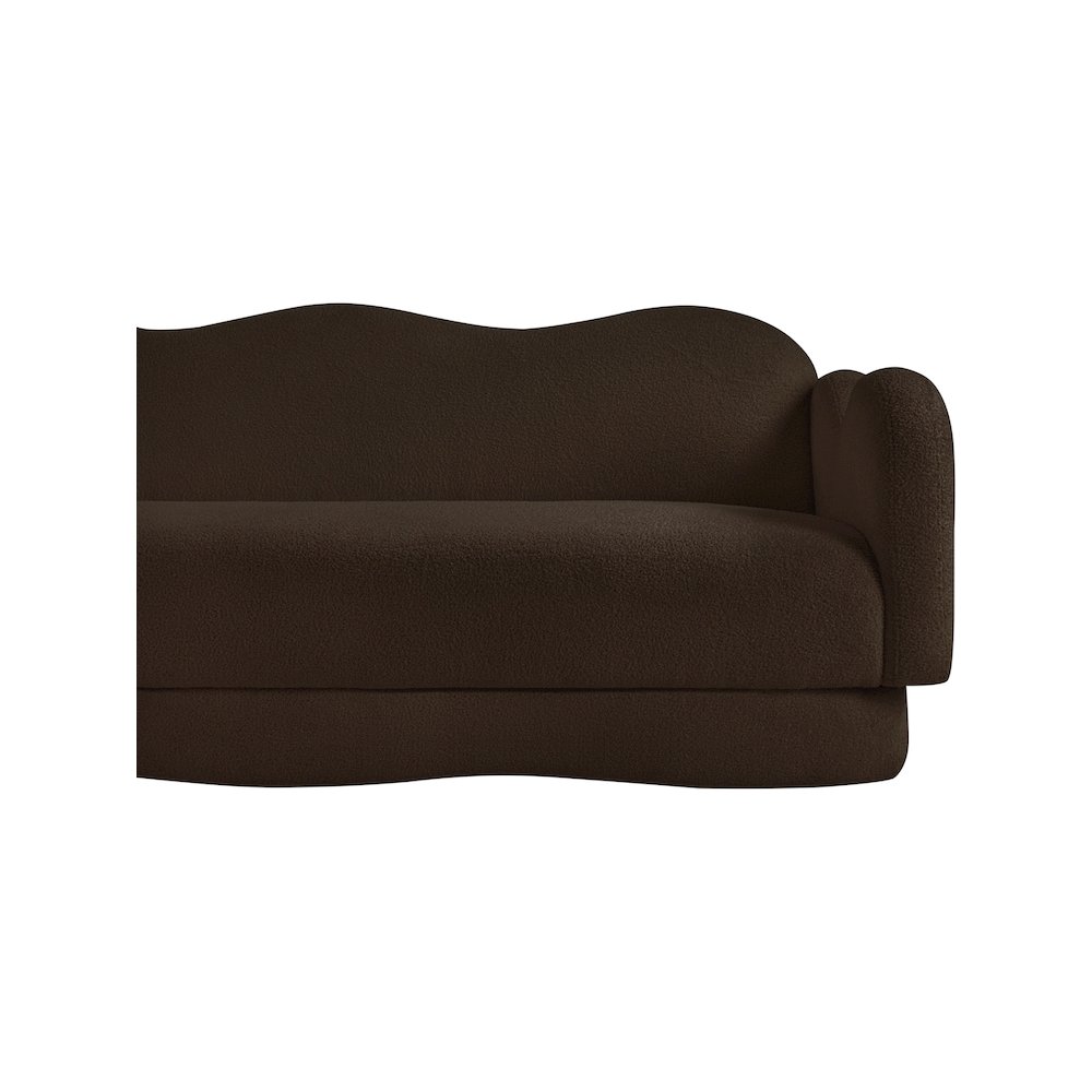 Bloom Brown Teddy Fabric Sofa. Picture 11
