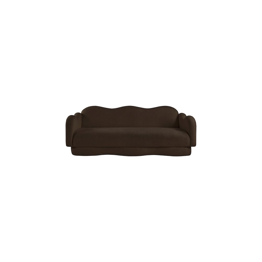 Bloom Brown Teddy Fabric Sofa. Picture 2