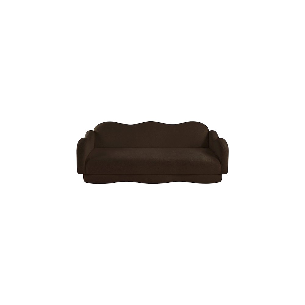 Bloom Brown Teddy Fabric Sofa. Picture 5