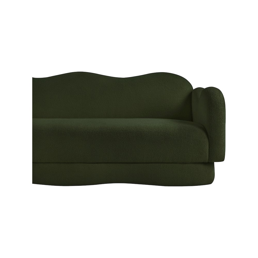 Bloom Green Teddy Fabric Sofa. Picture 11