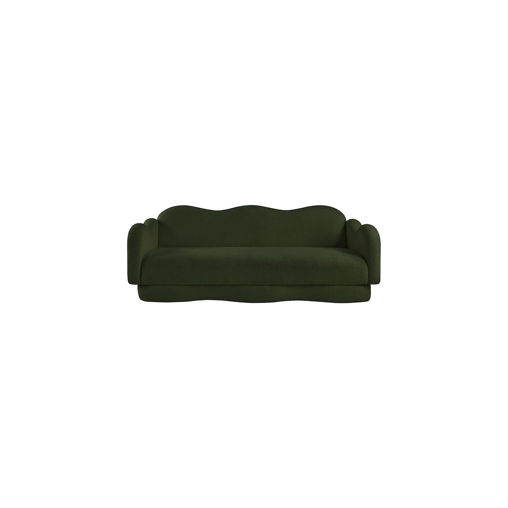 Bloom Green Teddy Fabric Sofa. Picture 2