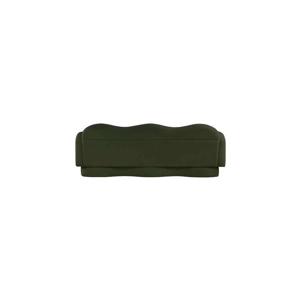Bloom Green Teddy Fabric Sofa. Picture 4