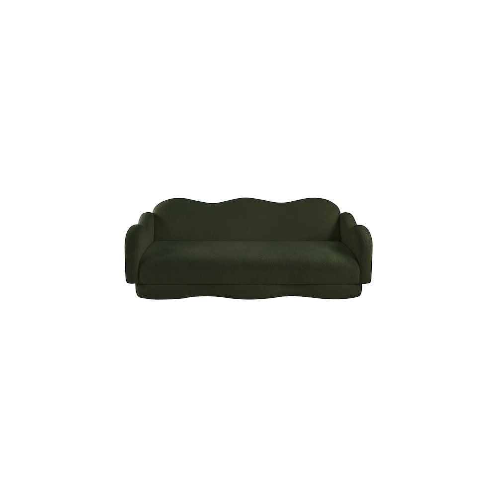 Bloom Green Teddy Fabric Sofa. Picture 5