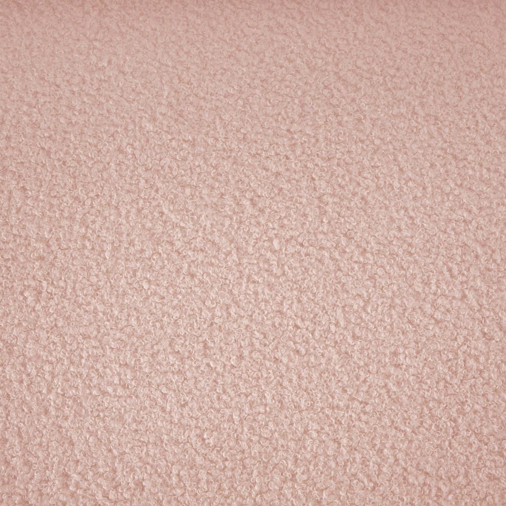 Bloom Pink Teddy Fabric Loveseat. Picture 12