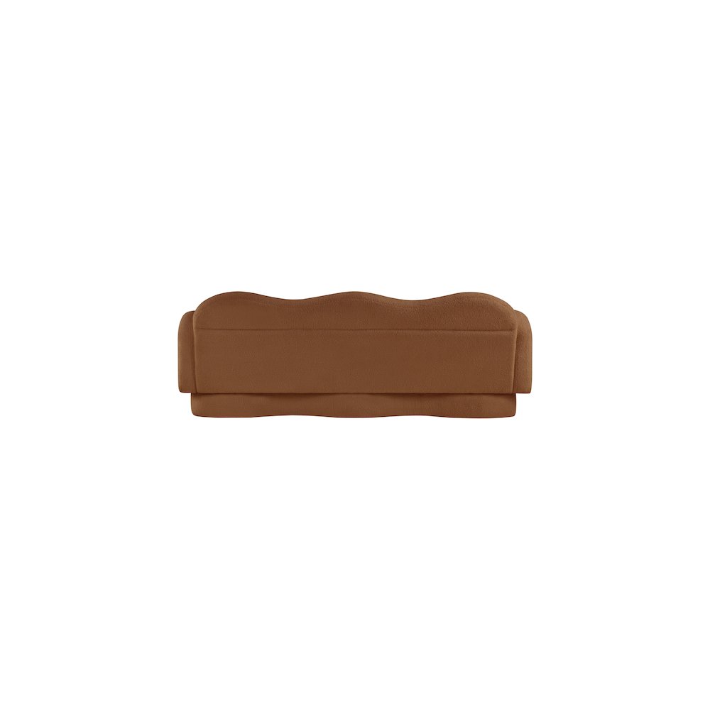 Bloom Saddle Teddy Fabric Sofa. Picture 4
