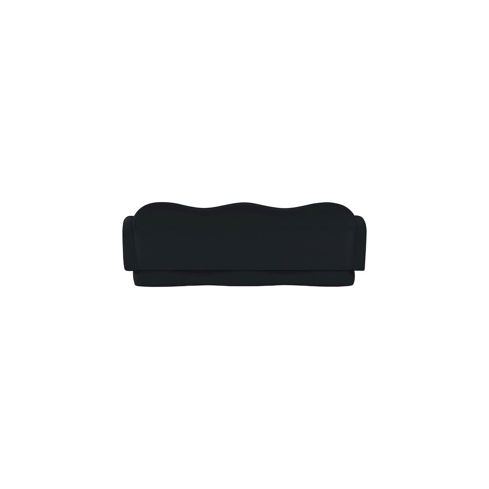 Bloom Black Velvet Sofa. Picture 4