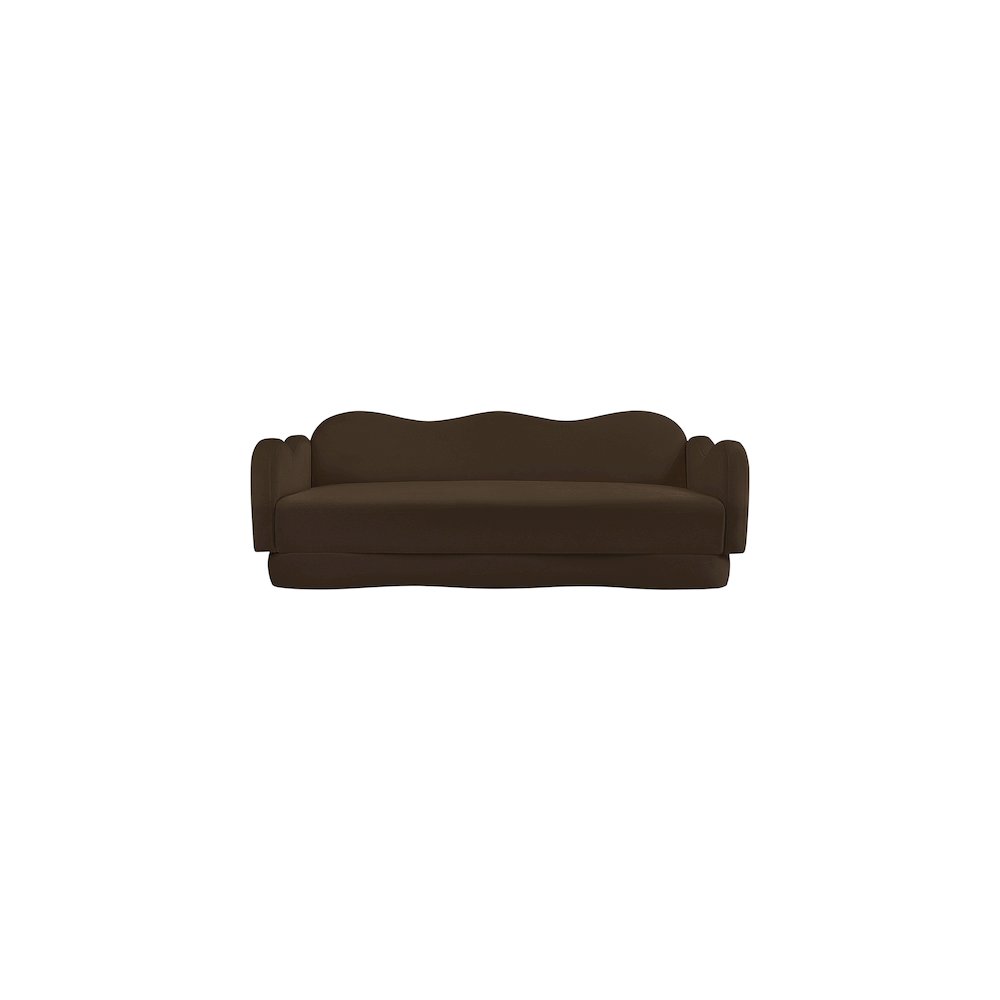 Bloom Brown Velvet Sofa. Picture 2