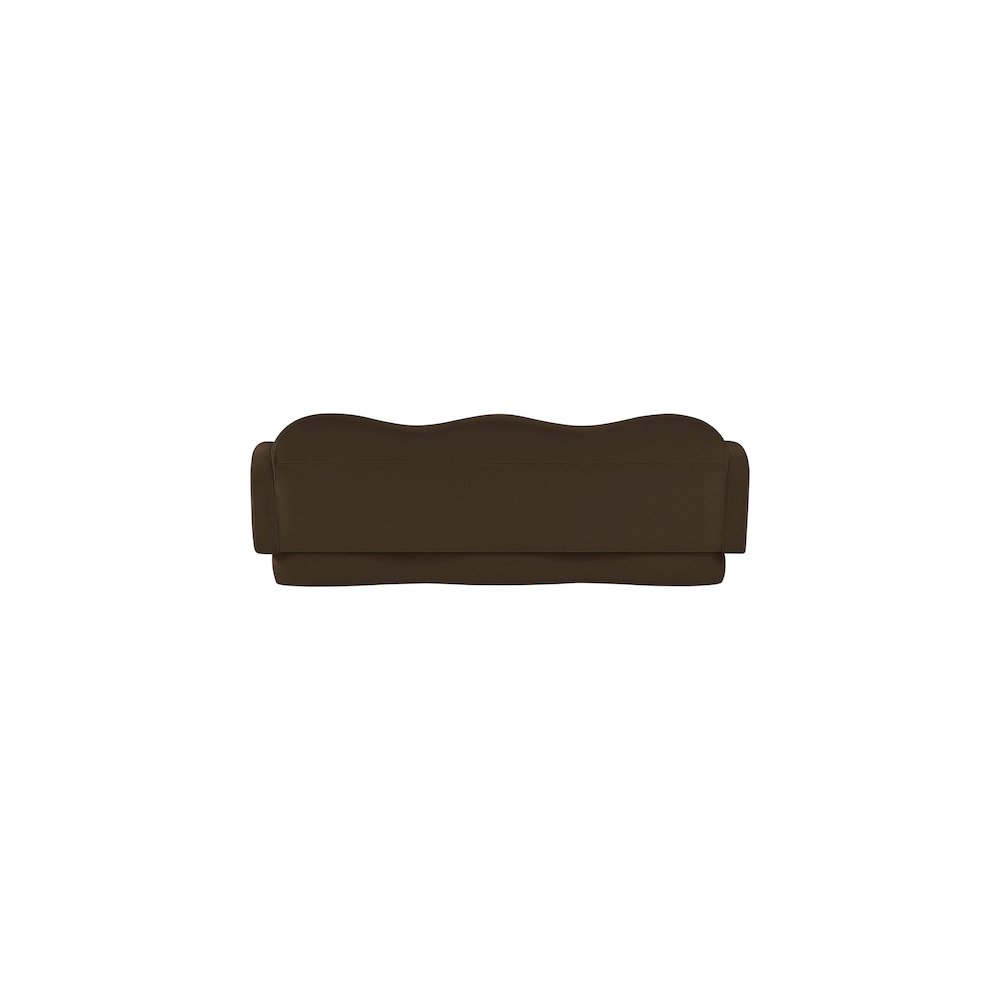 Bloom Brown Velvet Sofa. Picture 4