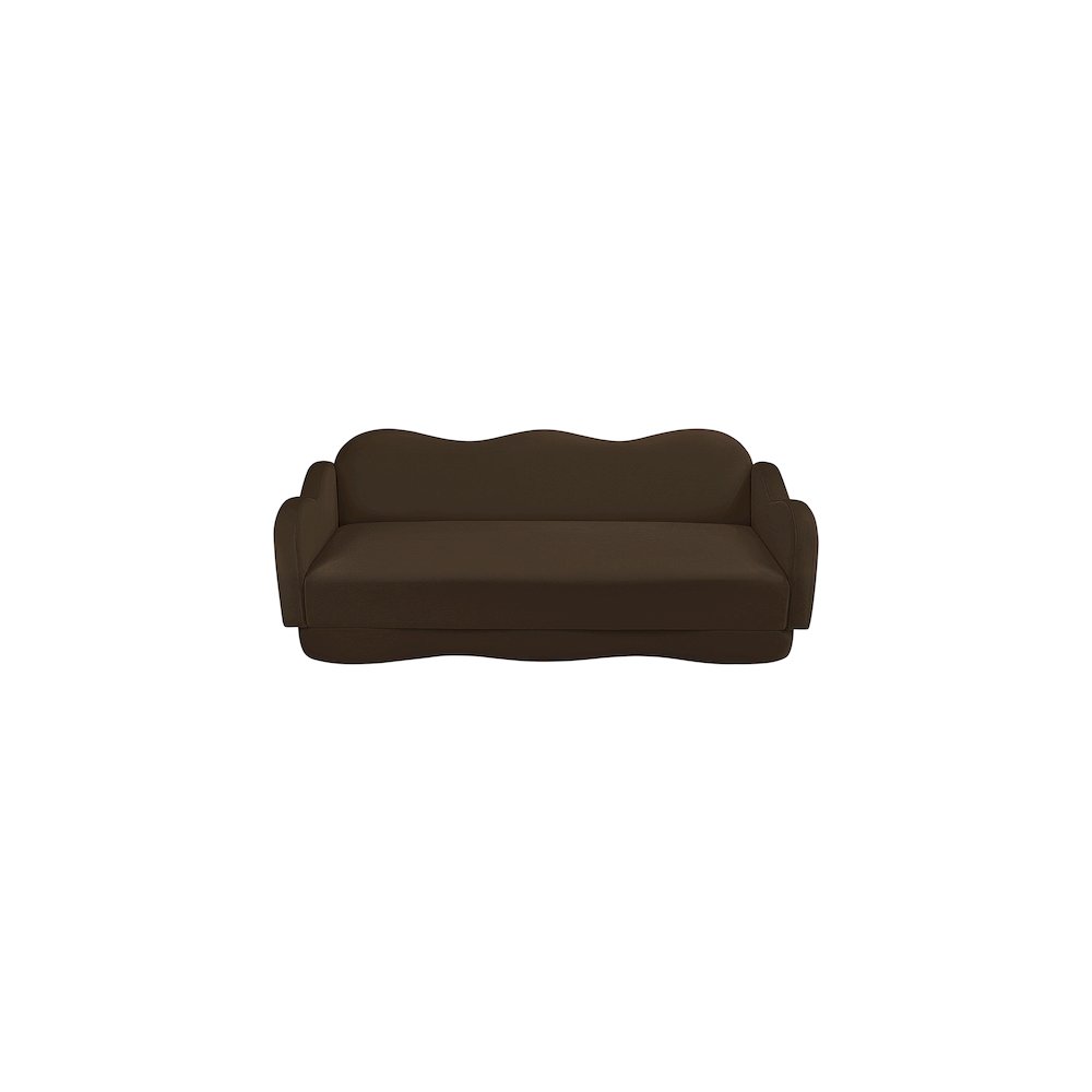 Bloom Brown Velvet Sofa. Picture 5