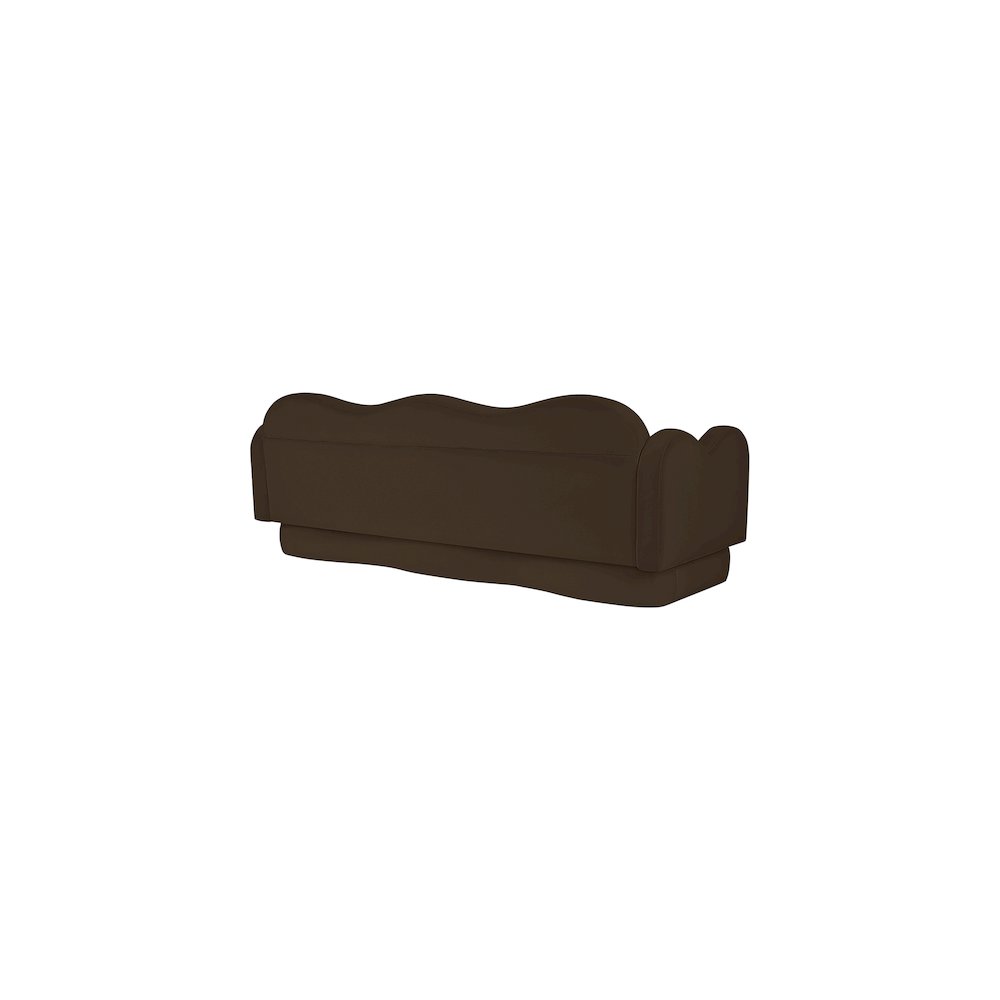 Bloom Brown Velvet Sofa. Picture 6