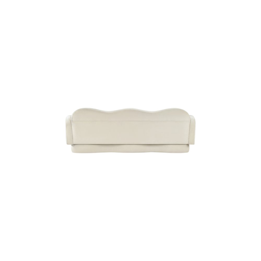 Bloom Cream Velvet Sofa. Picture 4