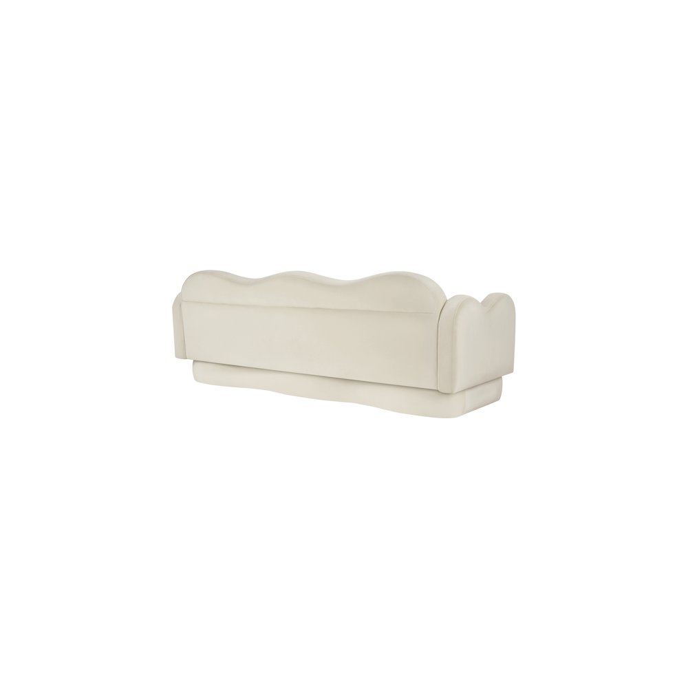 Bloom Cream Velvet Sofa. Picture 6