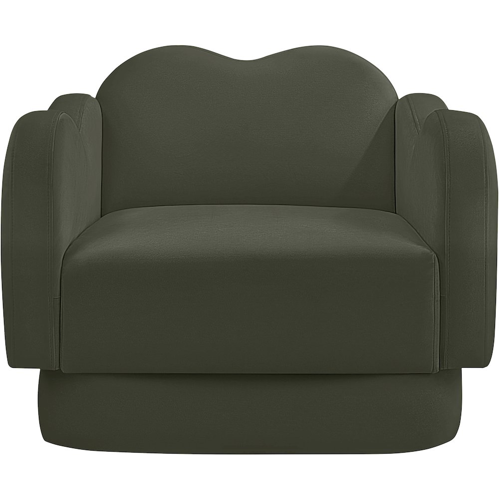 Bloom Green Velvet Chair. Picture 2