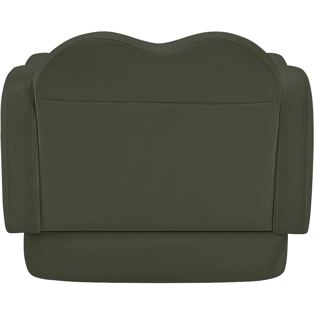 Bloom Green Velvet Chair. Picture 4