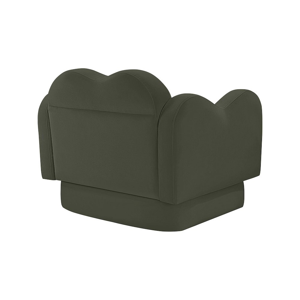 Bloom Green Velvet Chair. Picture 6