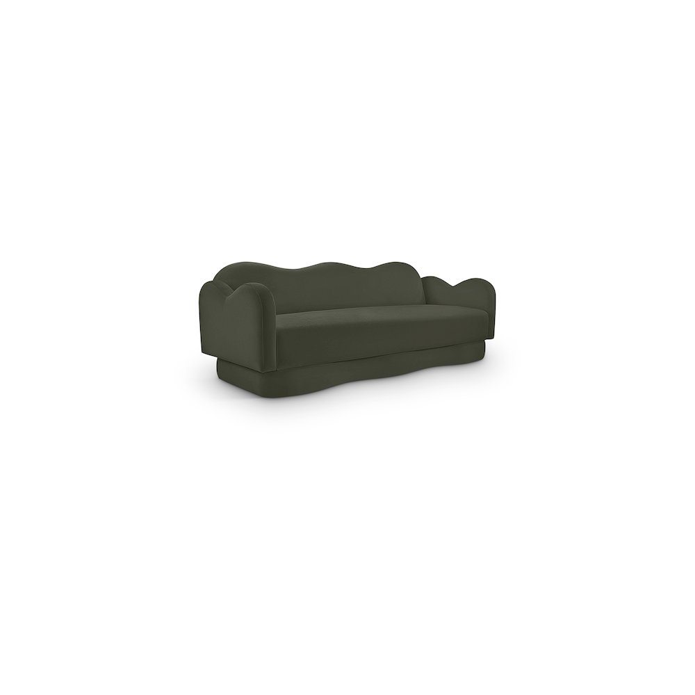 Bloom Green Velvet Sofa. Picture 1