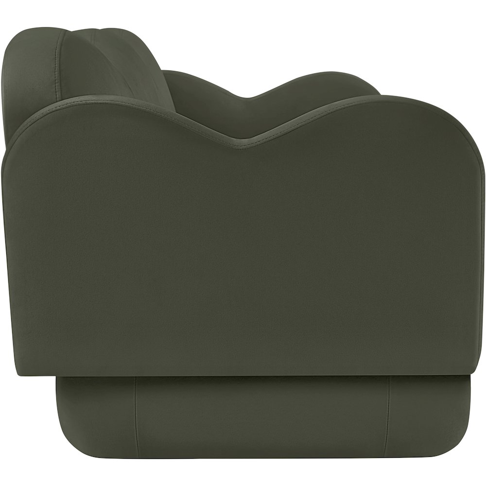 Bloom Green Velvet Sofa. Picture 3