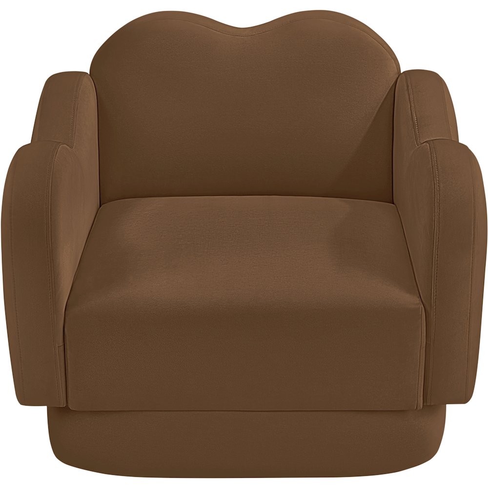 Bloom Saddle Velvet Chair. Picture 5