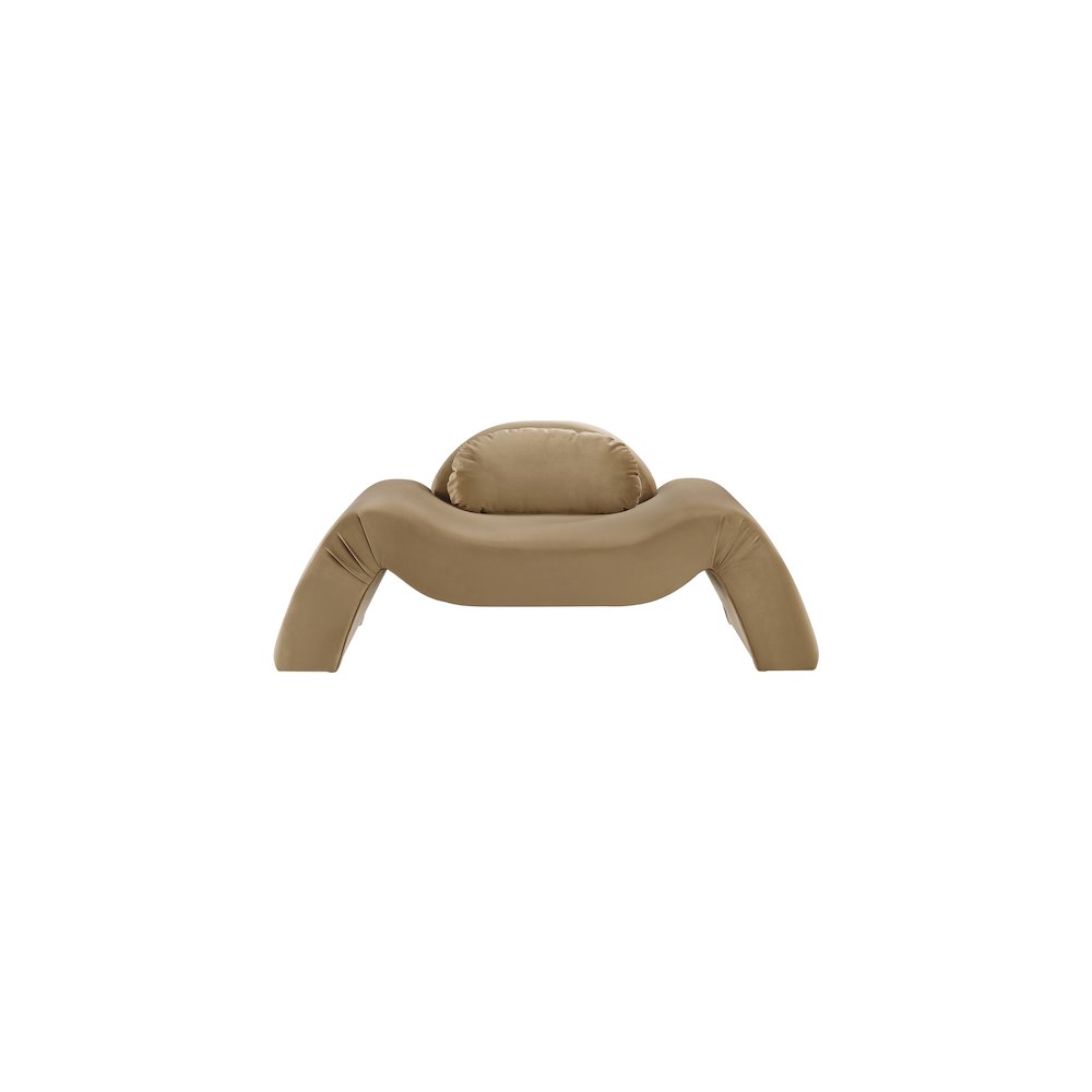 Austin Saddle Velvet Chair. Picture 2