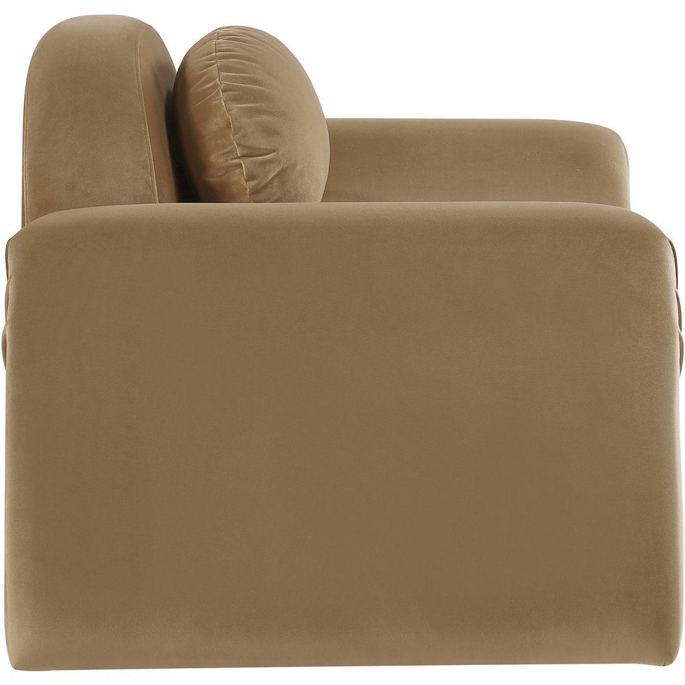 Austin Saddle Velvet Chair. Picture 3