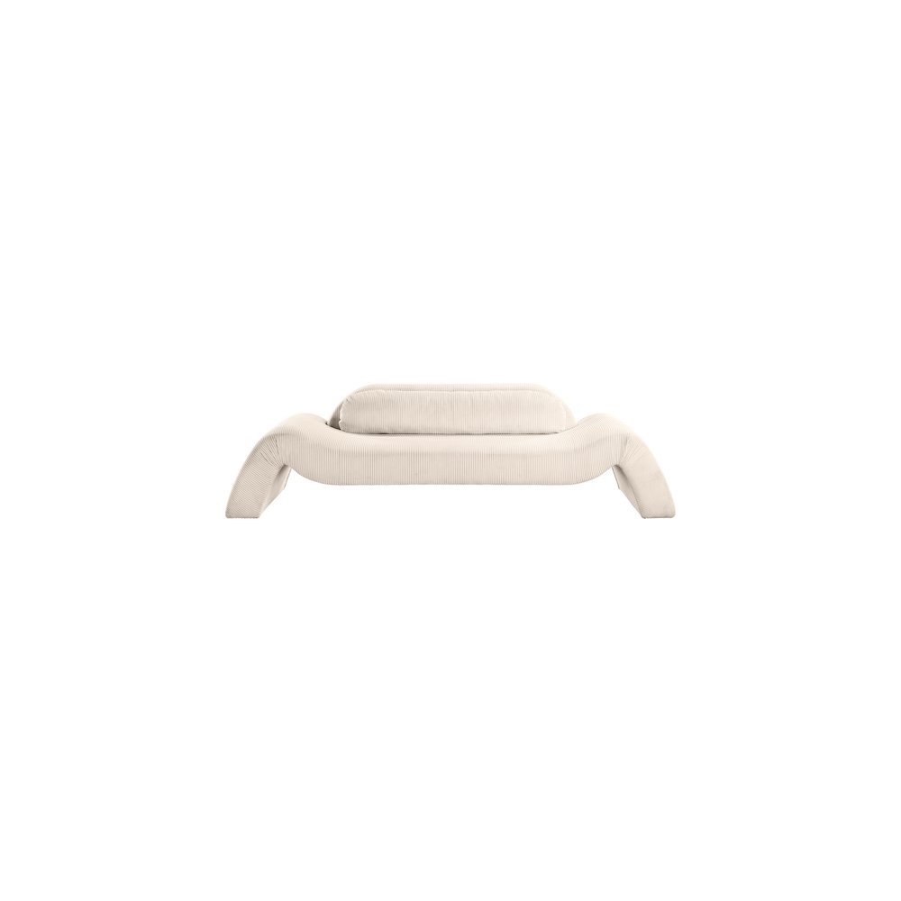Austin Beige Corduroy Fabric Sofa. Picture 2